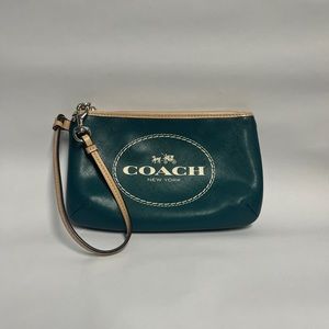 Coach Leather Wristlet